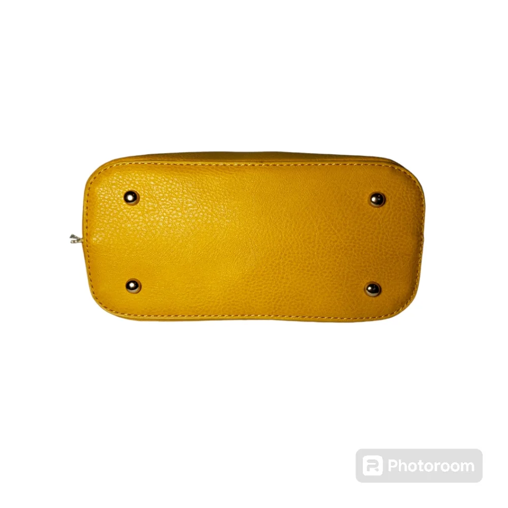 Dome Crossbody Bag With Adjustable Strap And Two Tassels - Picture 3 of 9